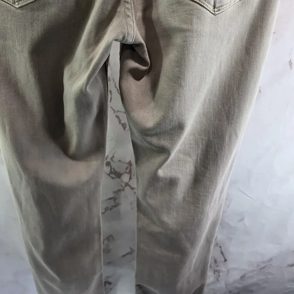 Paige Jeans Mens 29 X 34 Federal Slim Straight Stretch Denim Vintage Aged Beige